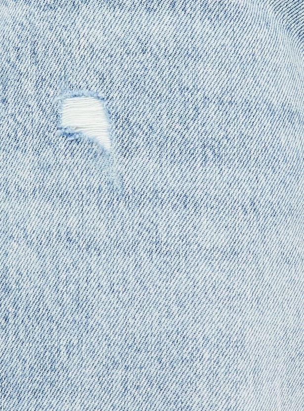 Women Washed Wide Leg Jeans