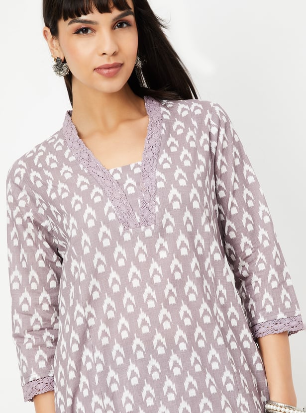 Women Printed Straight Kurta Set