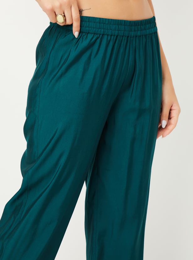 Women Embroidered A-line Kurta Set