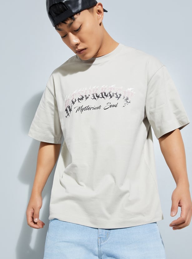 URB_N Men Printed Oversized T-shirt