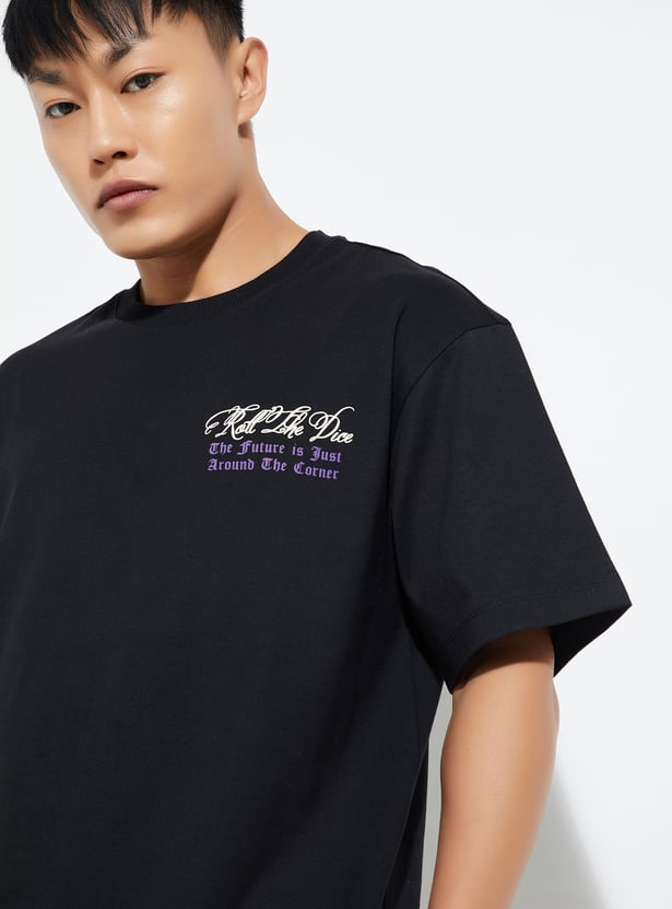 Buy URB_N Men Printed Oversized T-shirt Online at just Rs. 599.0