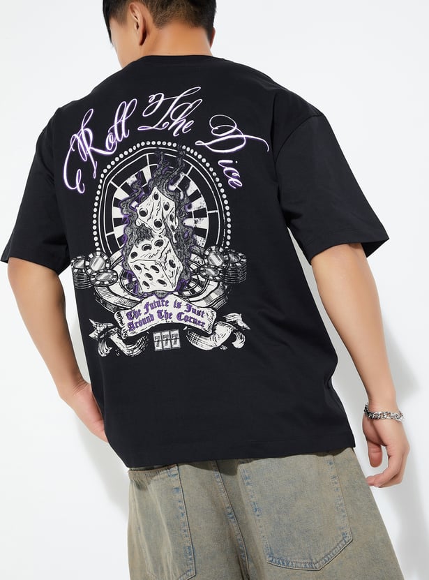 Buy URB_N Men Printed Oversized T-shirt Online at just Rs. 599.0