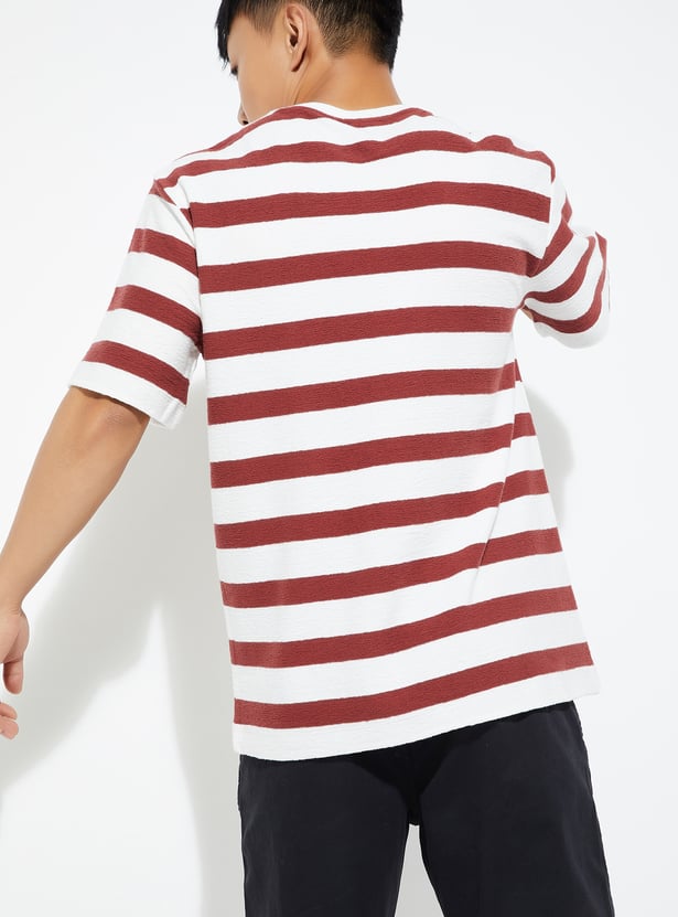 URB_N Men Striped T-shirt