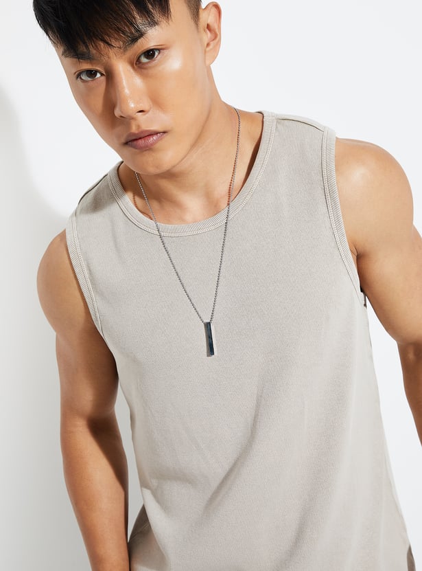 URB_N Men Textured T-shirt