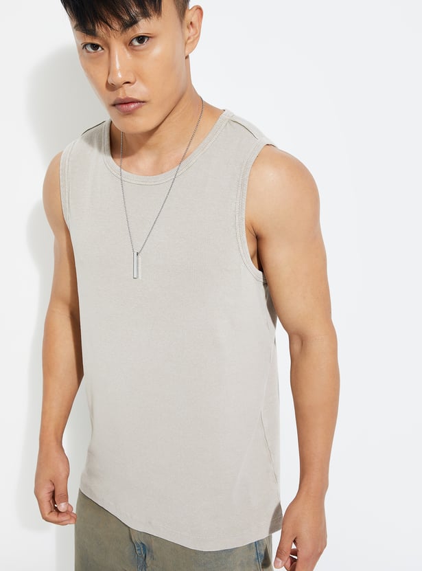 URB_N Men Textured T-shirt
