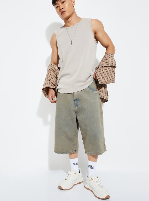 URB_N Men Textured T-shirt