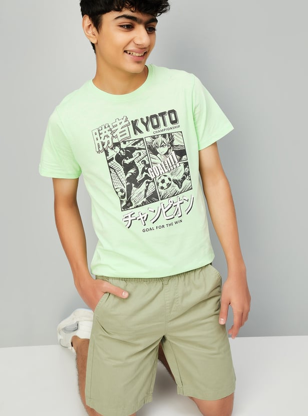 Boys Graphic Print T-shirt