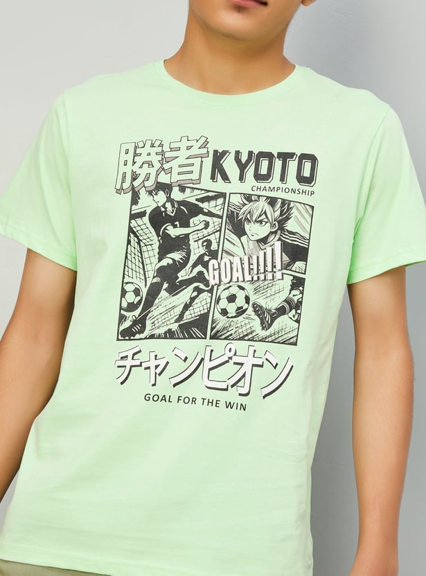 Boys Graphic Print T-shirt