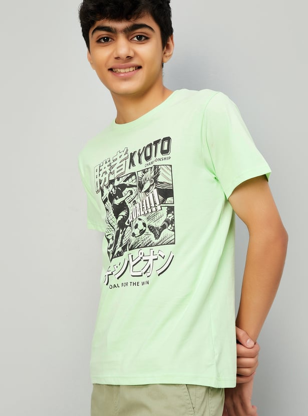 Boys Graphic Print T-shirt