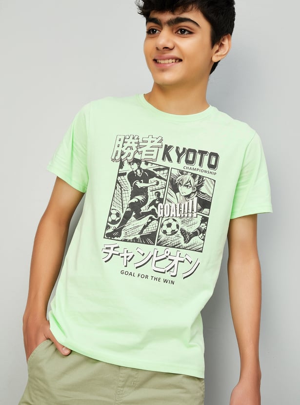 Boys Graphic Print T-shirt