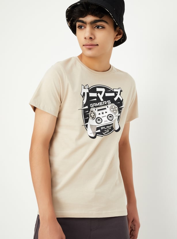 Boys Printed T-shirt - Pack of 2