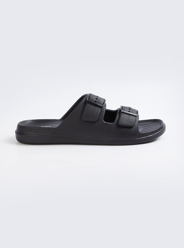 Men Dual Strap Sliders