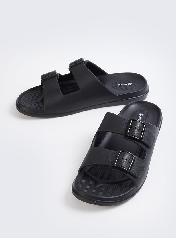 Men Dual Strap Sliders