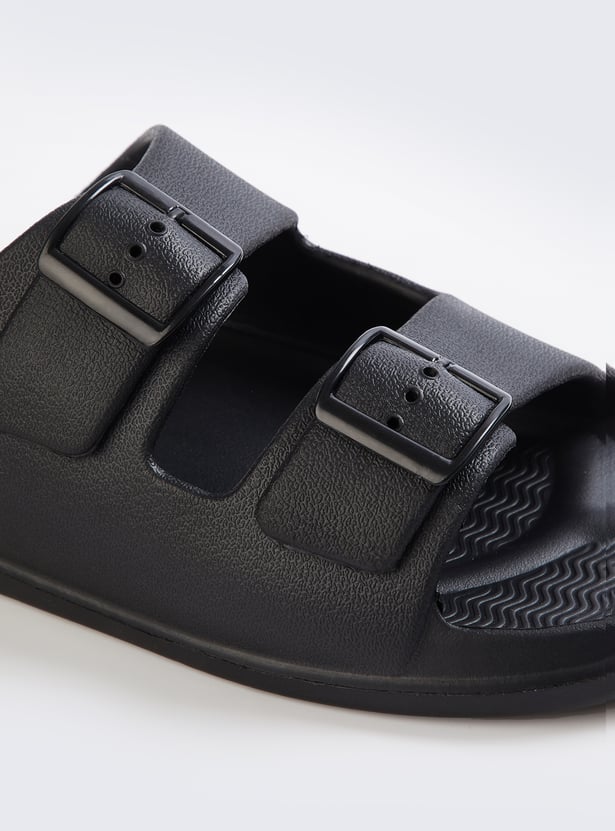 Men Dual Strap Sliders