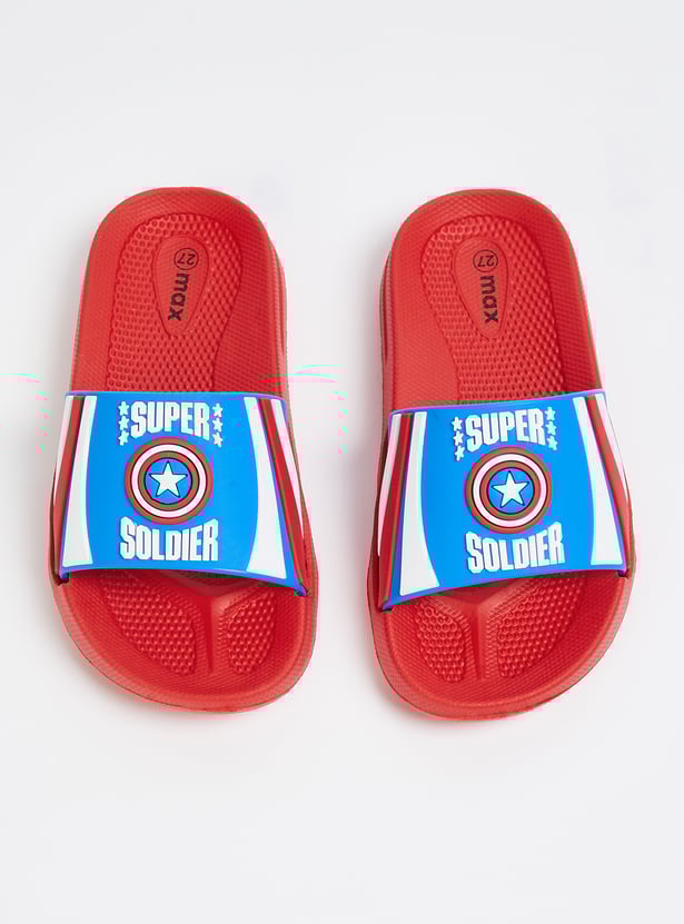 Boys Captain America Sliders