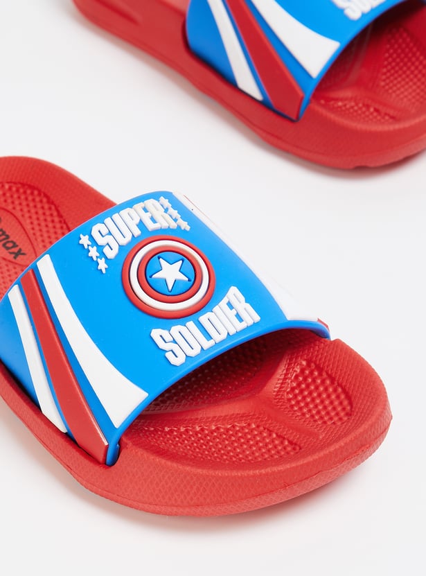 Boys Captain America Sliders