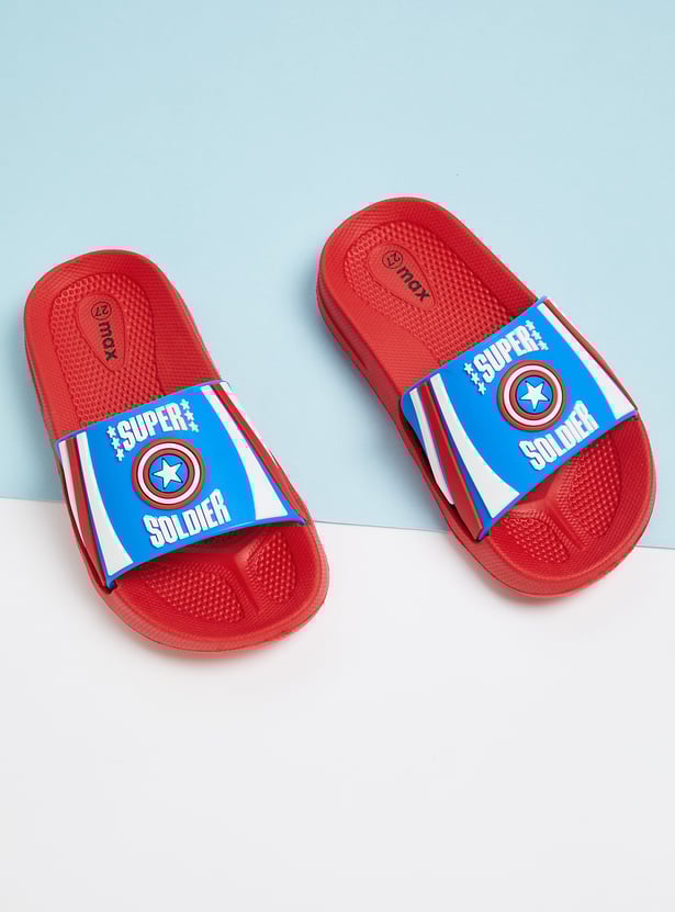 Boys Captain America Sliders