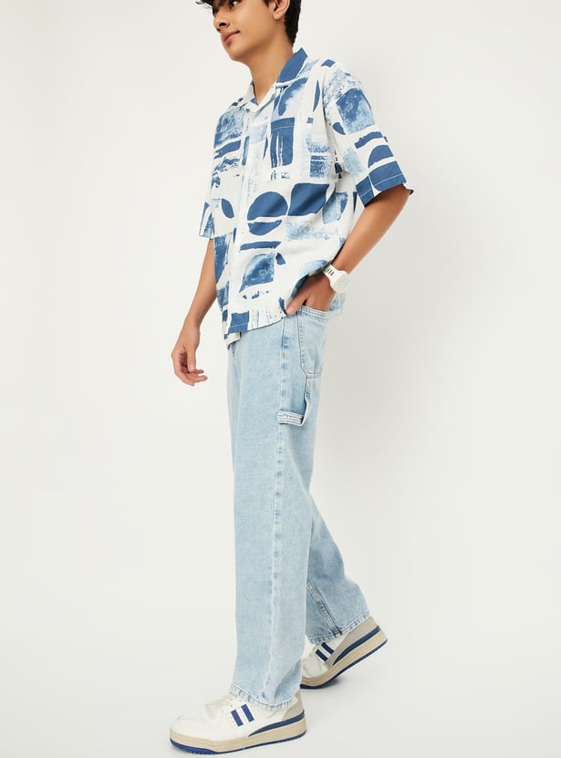 Boys Washed Slim Fit Jeans