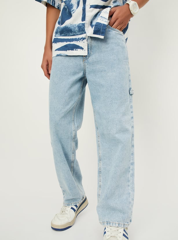 Boys Washed Slim Fit Jeans