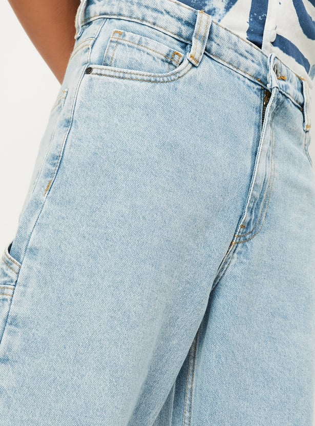Boys Washed Slim Fit Jeans