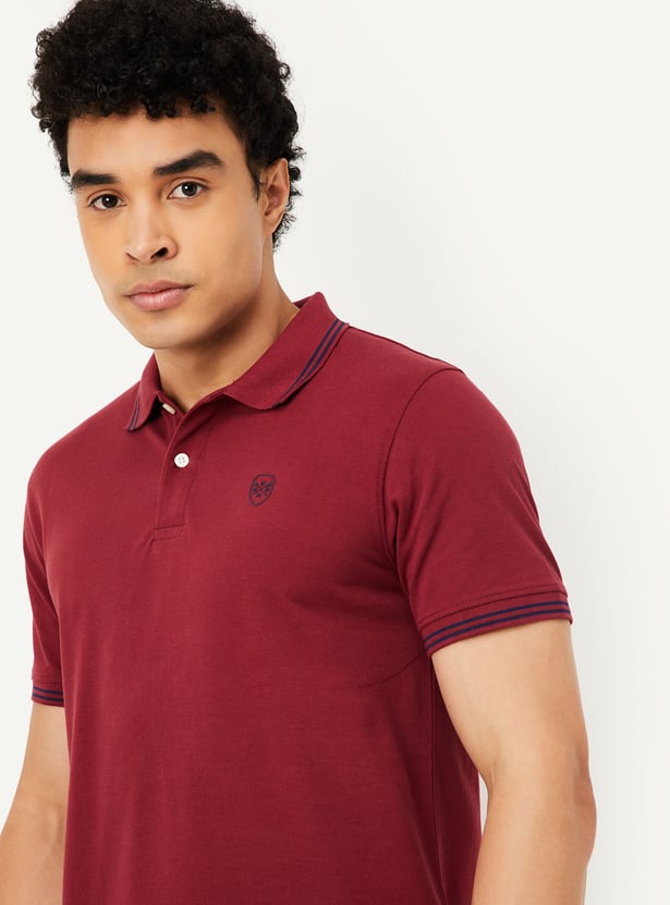 Boys Textured Relaxed Fit Trousers