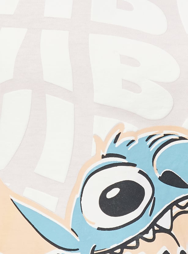 Girls Lilo & Stitch Print T-shirt