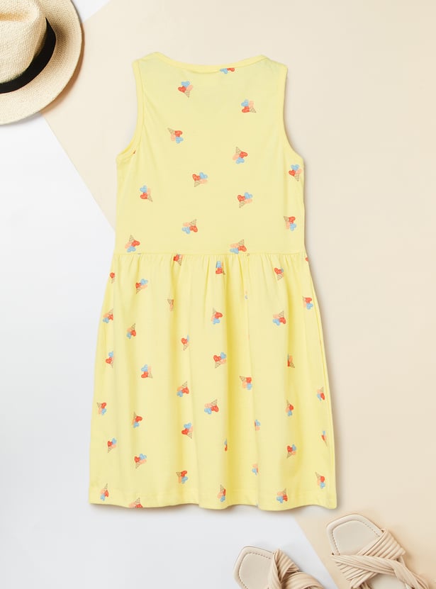 Girls Printed Dress