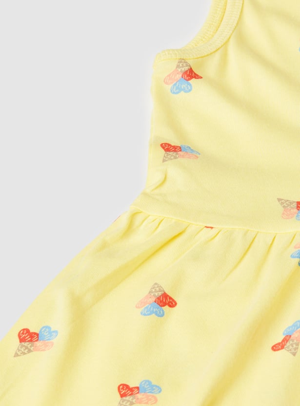 Girls Printed Dress