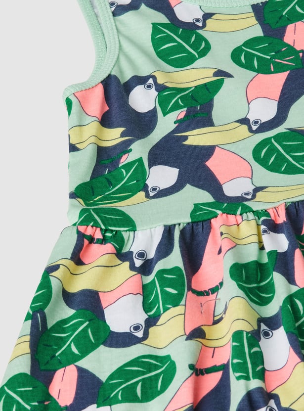 Girls Printed Dress