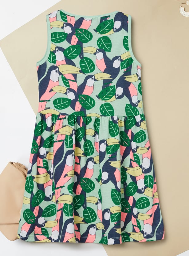 Girls Printed Dress