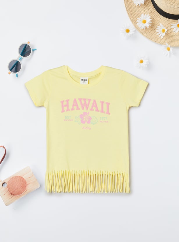 Girls Printed Top - Pack of 2