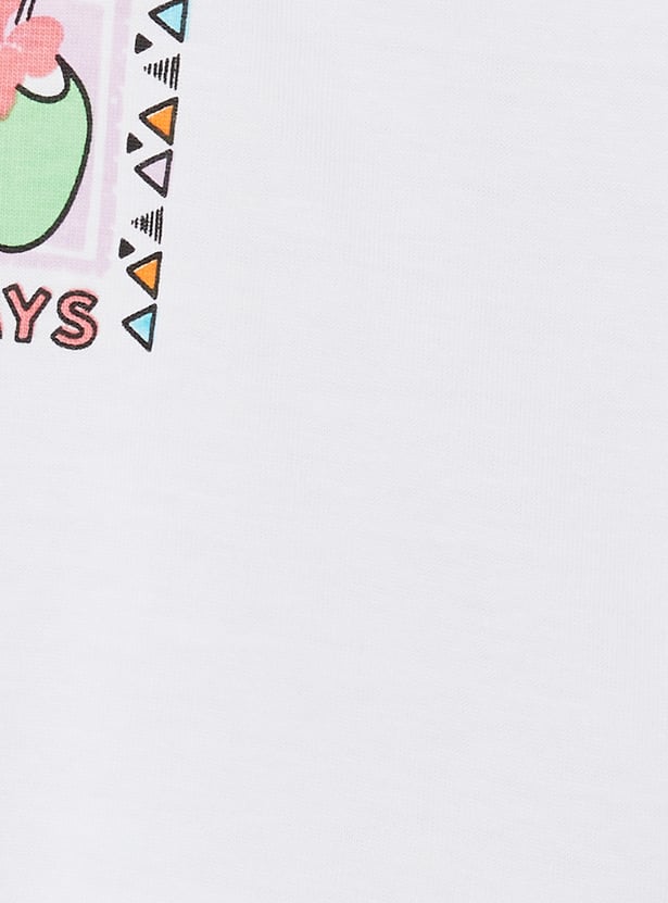 Girls Printed Top - Pack of 2