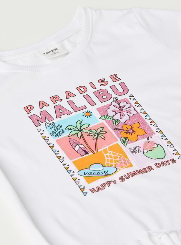 Girls Printed Top - Pack of 2