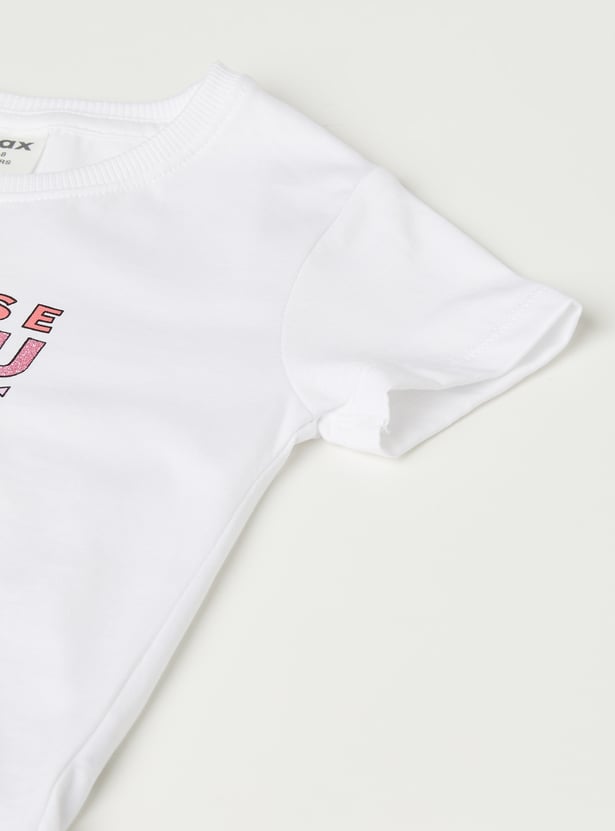 Girls Printed Top - Pack of 2