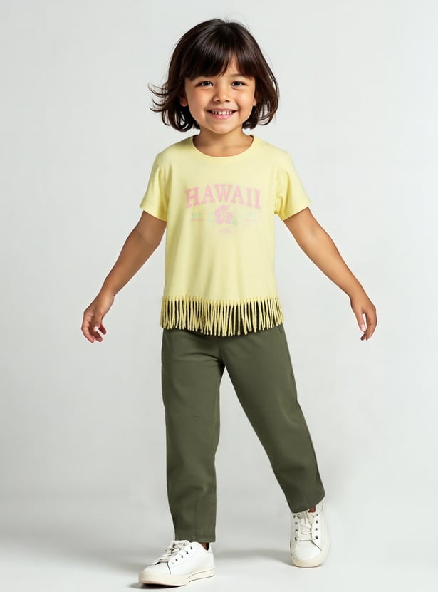 Girls Printed Top - Pack of 2