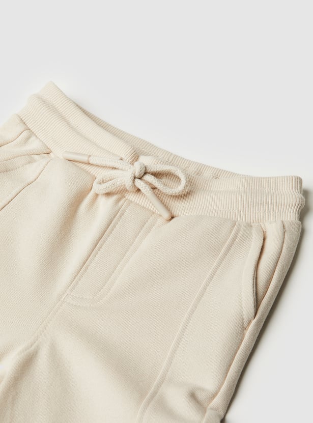 Boys Solid Cargo Joggers