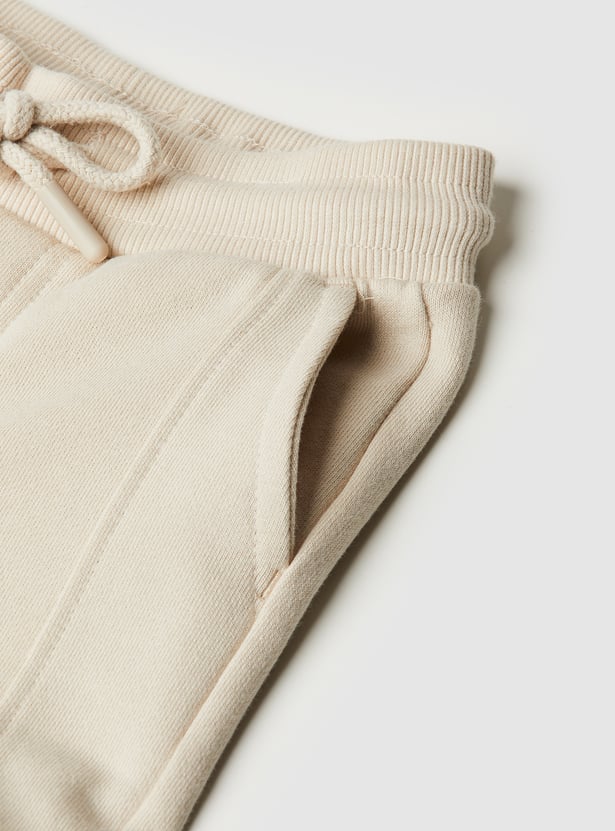 Boys Solid Cargo Joggers