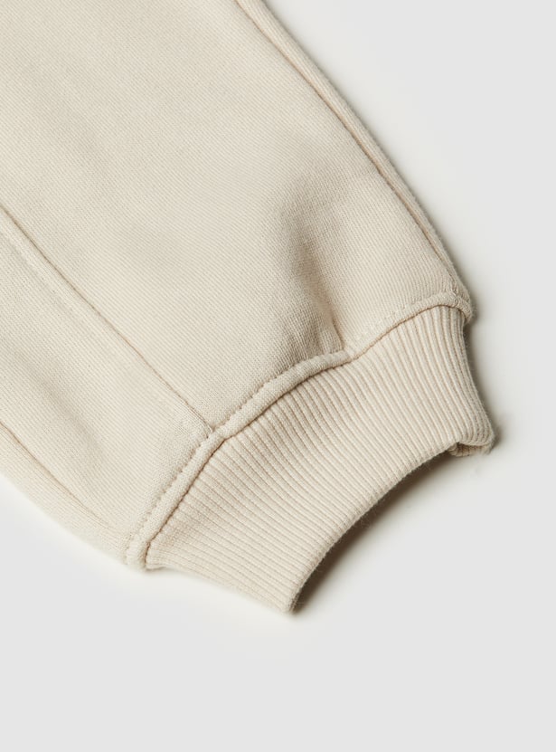 Boys Solid Cargo Joggers