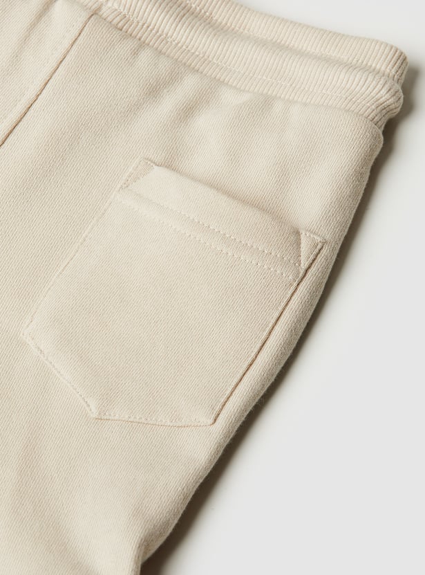 Boys Solid Cargo Joggers