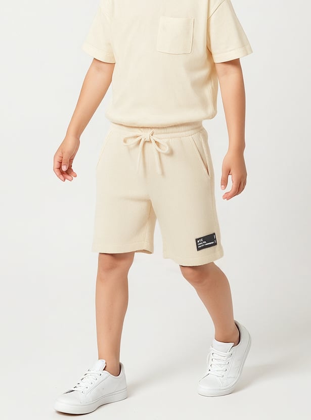 Buy Boys Knitted Shorts Online at just Rs. 299.0 - 1000015383293