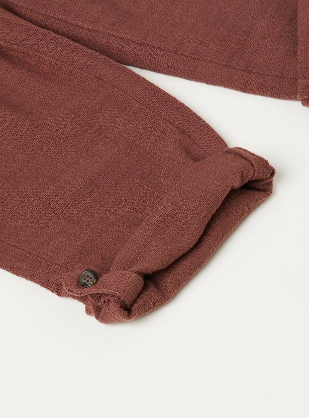 Boys Textured Trousers