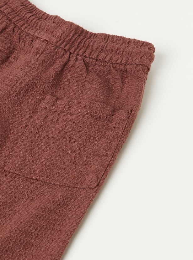 Boys Textured Trousers