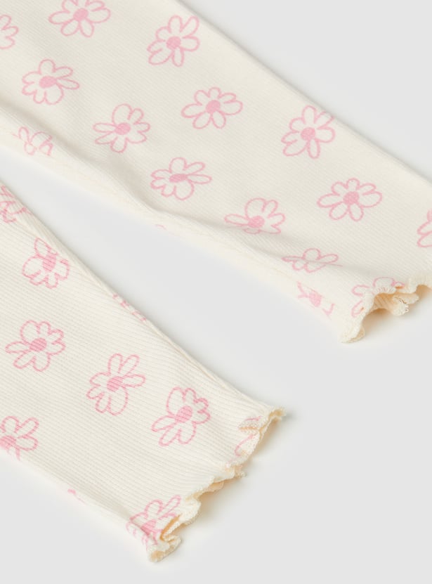 Girls Assorted Leggings - Pack of 2