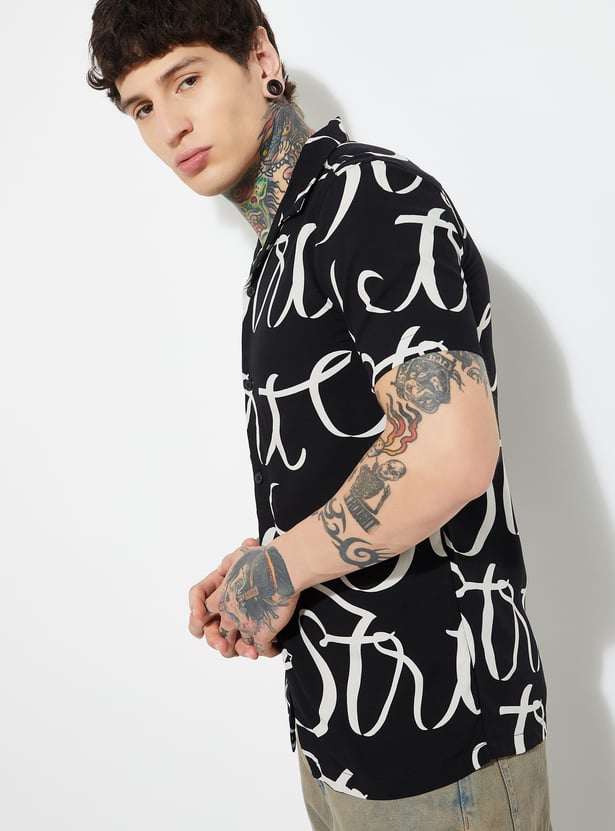 URB_N Men Printed Resort Shirt