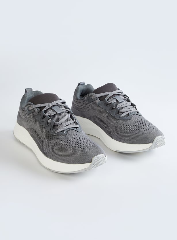 Men Mesh Lace Up Sneakers