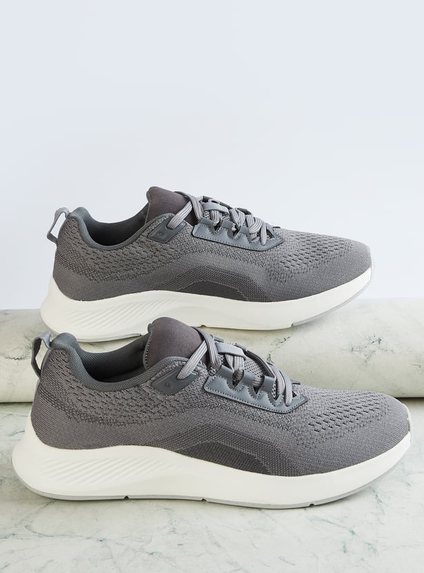 Men Mesh Lace Up Sneakers