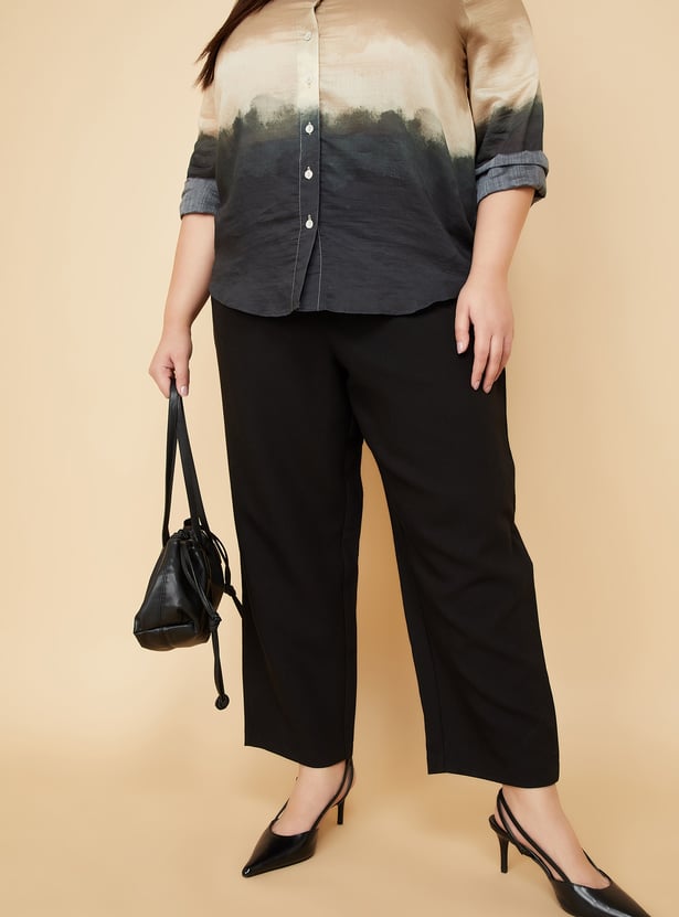 Women Solid Trousers