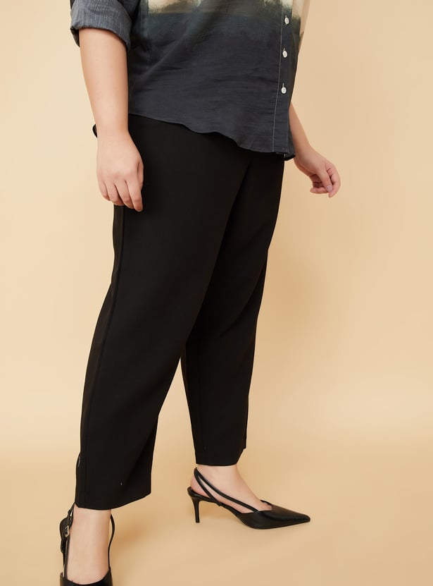 Women Solid Trousers