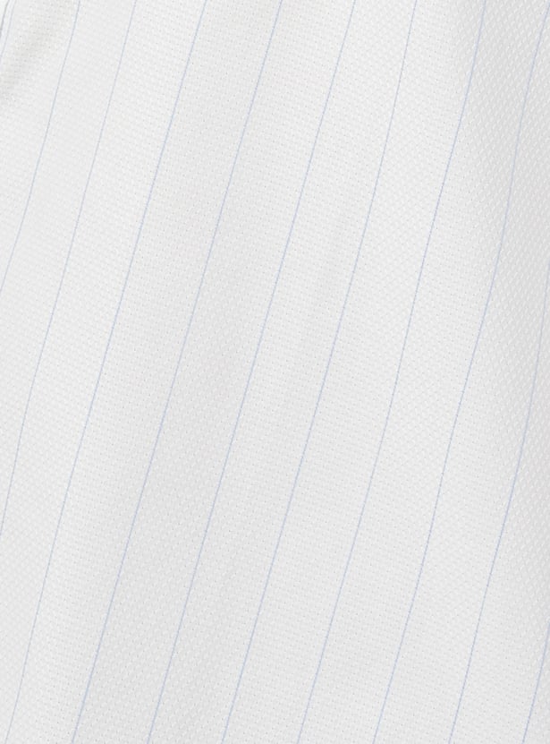 Men Slim Fit Striped Formal Shirt