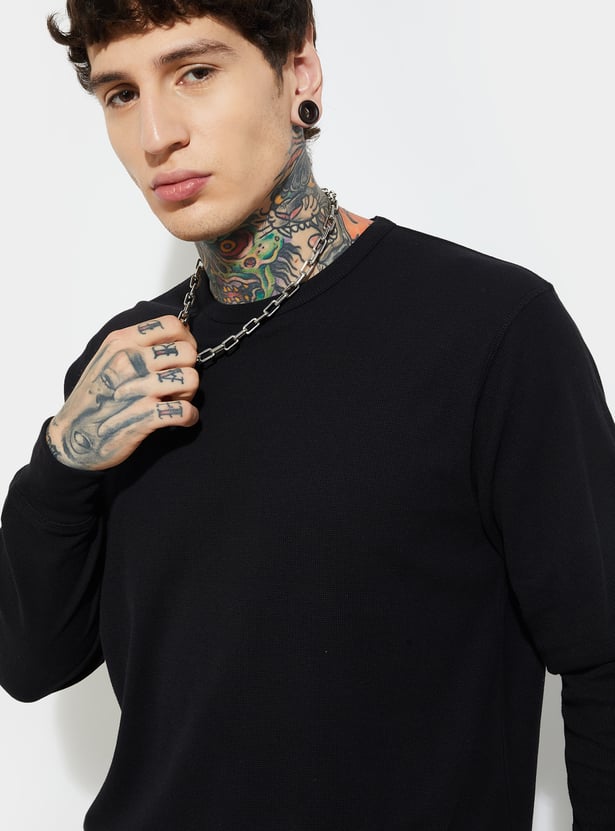 URB_N Men Textured T-shirt